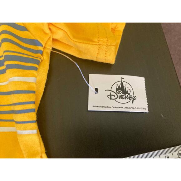NWT Disney Parks Size Stitch Mustard Yellow Crop Top Size M - Picture 5 of 13